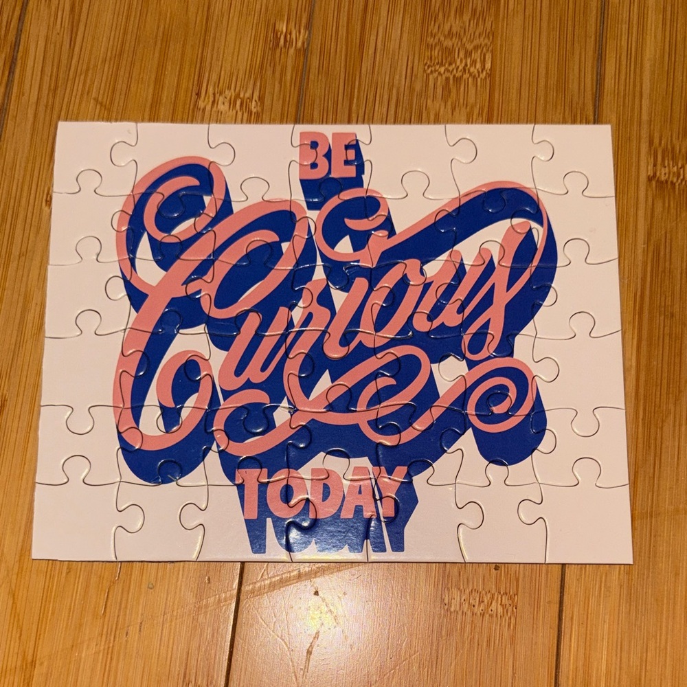 Be Curious Today Puzzle